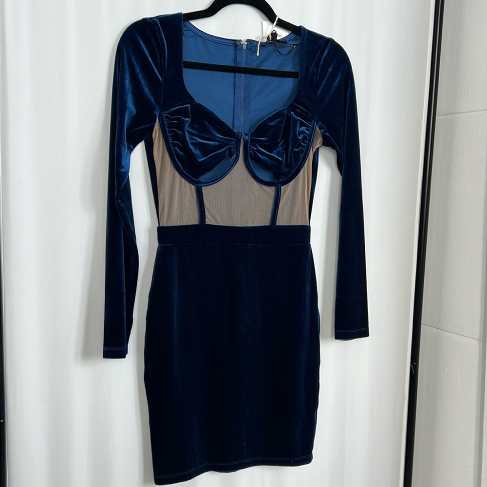 Blue Perfect Christmas Dress